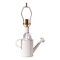 Irvins Country Tinware Watering Can Lamp Base in Rustic White